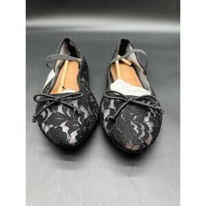 Torrid Mesh Bow Ballet Flats Size 7.5 WW Plus Size NWT